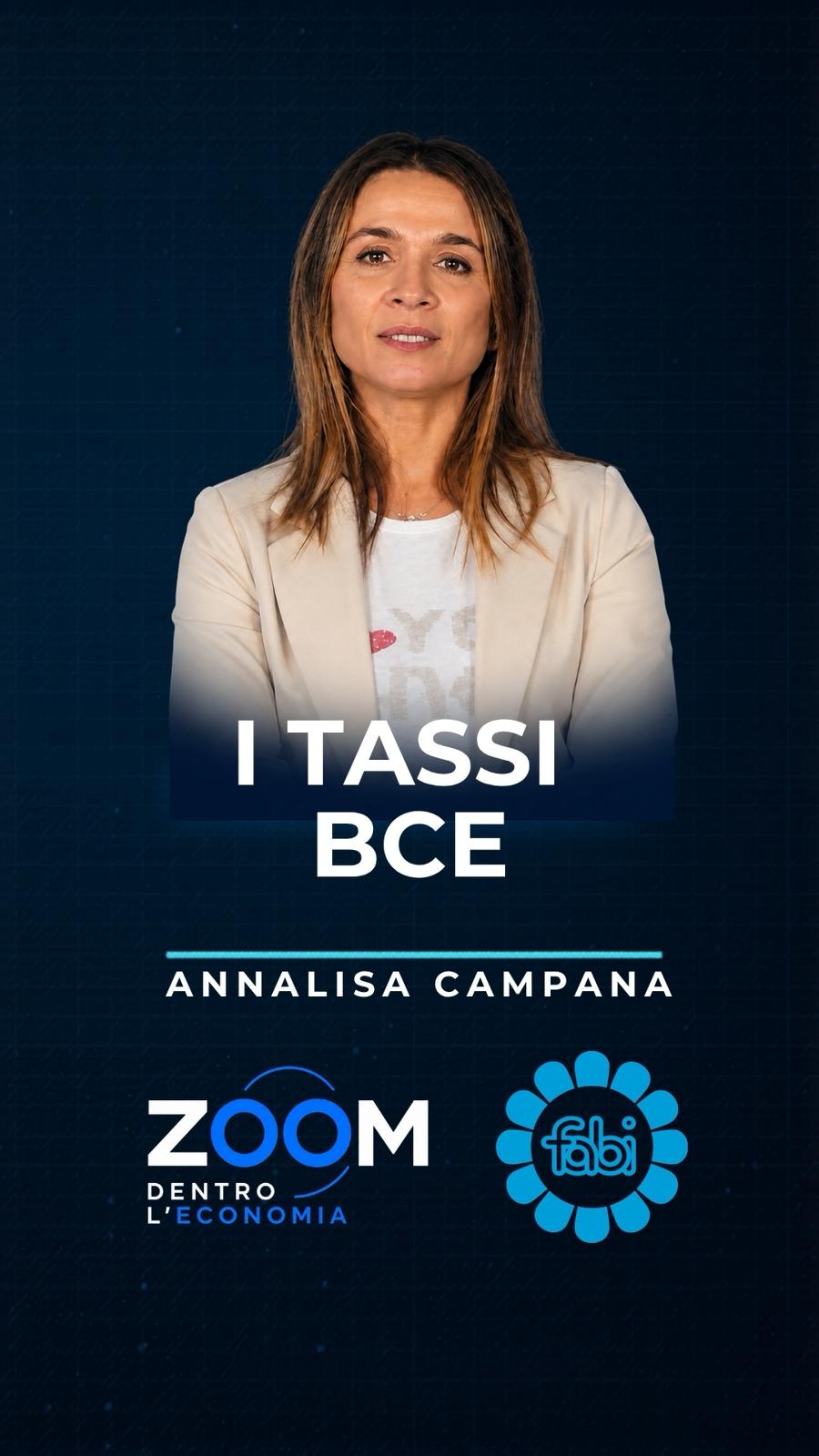 ZOOM, DENTRO L’ECONOMIA – I TASSI BCE